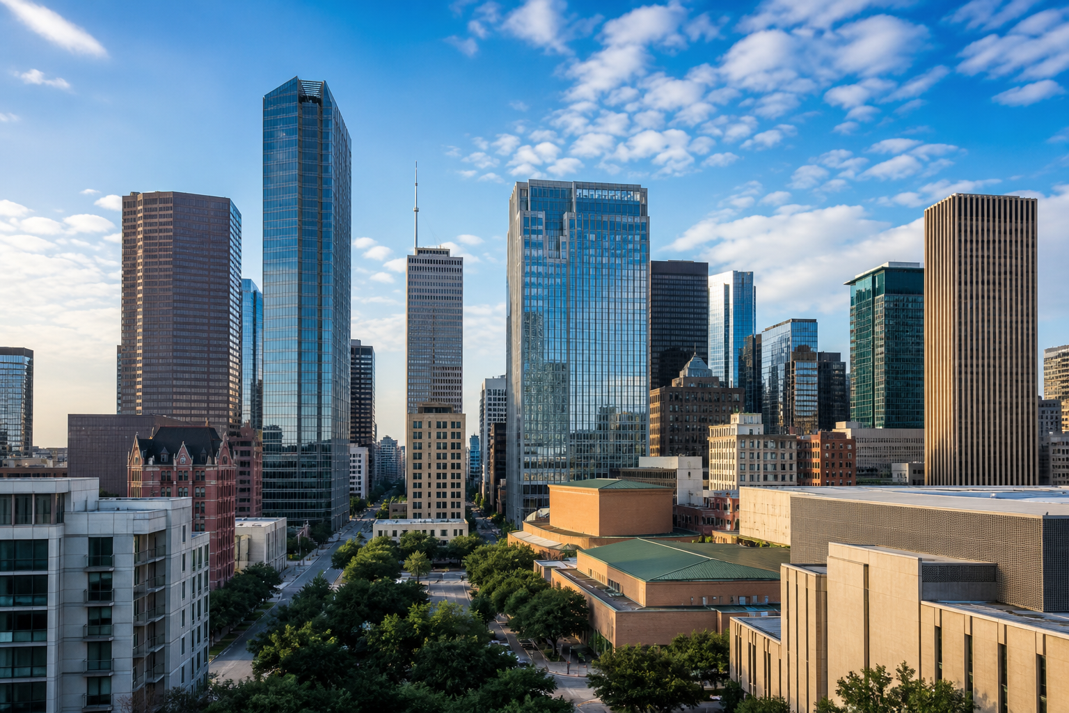 Downtown Houston skyline